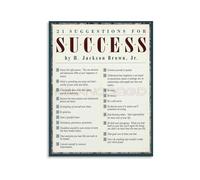 JMVLVLOA Motivational Success Guide Inspirational Quotes Metal Sign Wall-Art for Home Office Library Decor 8 X 12 in