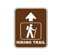 JMVLVLOA Outdoor Adventure Sign Hiking Trail Themed Vintage Metal Sign for Man Cave Mud Room Basement Wall Decor Camping Nature Quote (8 X 12 inch)
