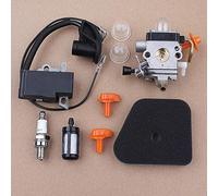 JMVLVLOA Tools Repair Parts Carburetor Ignition Coil Assembly for FS87 FS90 FS100 HL100 HL95 KM90 KM100 KM130 Air Fuel Filter Trimmer Brush Cutter Easy to Install