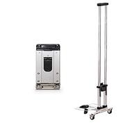 JMYSD Carrito de Compras Plegable, Carrito de Compras portátil pequeño y Plegable Completo, Carrito de Compras portátil con Carrito de Metal súper Ligero,B1