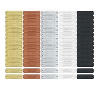 JMZLLRX Etiquetas de Cuero PU Hechas a Mano, Etiquetas Rectangulares de PU Etiquetas de Ropa para DIY Jeans Artesanías Monederos Sombrero Tejer, 75 Pz Hechas a Mano