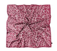 JN&LULU Bufanda cuadrada de satén para mujer, diseño moderno, bufanda grande para el pelo, pañuelo para la cabeza, 89 x 89 cm, 004red Ripples, 35" x 35"