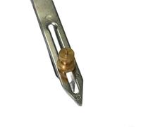 JN683 - Rascador de empotrar para instalación de pisos de vinilo, herramienta de corte de precisión con mango ergonómico, dispositivo compacto de plástico PVC para bricolaje y uso profesional, color