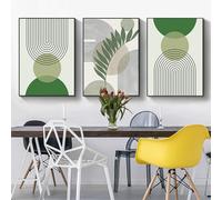 JNAOZI Aesthetic Planta Imágenes bohemias decorativas modernas arte abstracto murales bohemio juego de pósteres, sin marco (set 04,50 x 70 cm x 3 piezas)