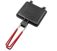 Jnchdghwa 1 Unidad de Molde para Hornear Sándwiches, Sartén Antiadherente de Doble Cara, Sartén para Desayunos Domésticos
