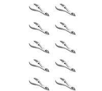 Jnchdghwa 10X CortaúñAs Profesionales para Pies y UñAs Cortadoras de Podantes Paroniquia Pinzas Podología Podología de Pie Inoxidable Herramientas para el Cuidado de los Pies