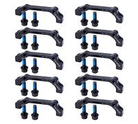 Jnchdghwa 10X Disc el Adaptador de Montaje de Pinza de Freno Es/Poste Delantero 180 mm Trasero 160 mm para MTB