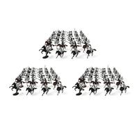 Jnchdghwa 156 Unids CaballeríA Medieval Caballo de Guerra Soldado Modelo Soldado Romano Antiguo Guerrero Medieval Modelo Figuras de AccióN Juguetes