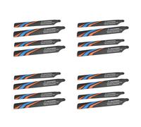 Jnchdghwa 16 Piezas Hélices de Hoja Principal para Xk K127 RC Helicóptero Avión Dron Piezas de Repuesto de Actualización Accesorios