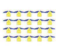 Jnchdghwa 20X Childrens Kids Toddler Delantal Impermeable Play Art Smock con 3 Bolsillos Espaciosos - Pintura, Horneado, Loncheado - de 3 A 8 Anos (Pinturas Y Pinceles No Incluidos)