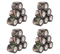 Jnchdghwa 24 Rollo Cinta de Camuflaje Adhesivo Alcance Abrigo Camo Estiramiento Vendaje Cinta Autoadhesiva para Camping Telescopio de Bicicleta de Caza