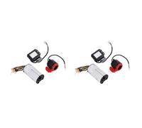 Jnchdghwa 2Conjunto Bicicleta Scooter Eléctrica de 5.5Pulgadas para Controlador de 24V 250W Monitor LCD Juego de Frenos Aleación Bicicleta Eléctrica Accesorio para Scooter