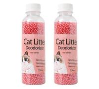 Jnchdghwa 2X 300G Limpieza de Inodoros para Gatitos, Perla Desodorante para para Gatos, Artefacto Que Absorbe el Olor de Mascotas con CarbóN Activado, Hedor A para Gatos-C