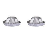 Jnchdghwa 2X Accesorios del Cabello Envoltura del Cabello DIY Capa de Corte de Cabello Paraguas Capa Salón Barbero Hogar Capa de Peluquería Paño de Cubierta