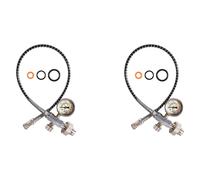 Jnchdghwa 2X Adaptador de Carga de EstacióN de Llenado de 24 Pulgadas, Adaptador de Tanque de Buceo con Conector DIN 232/300Bar para Recarga de Aire PCP