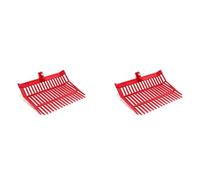 Jnchdghwa 2X Cabezal de Repuesto de Horquilla para Estiércol, Cabezal de Horquilla, Rastrillo para Estiércol de Caballo, para Recoger Estiércol,A
