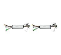 Jnchdghwa 2X Controlador de Bicicleta Eléctrica de 24 V, 36 V, 48 V y 350 W, con Doble Accionamiento, de Aluminio, PCB y Plástico, Velocidad Constante.