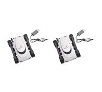 Jnchdghwa 2X FPV WiFi RC Coche Calidad en Tiempo Real Mini Cámara Video Control Remoto Robot Tanque Aplicación Inteligente Juguete Inalámbrico para Niños