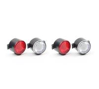Jnchdghwa 2X Juego de Luces para Bicicleta, Combinación de y Luz Trasera LED Superbrillantes, Luces Delanteras y Traseras Impermeables para Conducción
