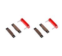 Jnchdghwa 2X Juego de Pastillas de Freno de Aleación CNC para 1/5 KM Baja 5B SS RC Coche Gas Part 85201-Naranja