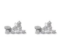 Jnchdghwa 2X Juego de Tede Porcelana Utensilios para Comer 15Pzs Modelo de