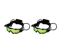 Jnchdghwa 2X Lentes de Visión Gafas de Noche LED Ajustables de Niños para Carreras En Bicicleta Caza para Proteger Los Ojos Regalo para Niños