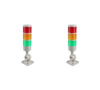 Jnchdghwa 2X Luces de Torre de Señales LED, Luces de Advertencia de Señales Industriales, Luces de Torre y Tiras de Luces, Luces Fijas/Intermitentes