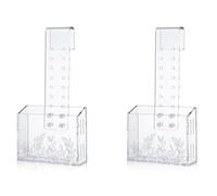 Jnchdghwa 2X Maceta para Acuario - Soporte Colgante para Tazas Acrílicas para Plantas Acuáticas Soporte para Plantas para Peceras Macetas para B