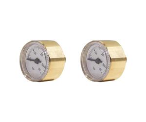 Jnchdghwa 2X ManóMetro de PresióN de Aire de PrecisióN con Esfera de 28 mm ED 350 Bar con Rosca de 1/8 Pulgadas para Adaptador PCP