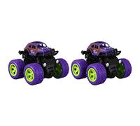 Jnchdghwa 2X Mini Juguetes Coche Rotativo de Inercia 4Wd Vehiculo Todoterreno de Cuatro Ruedas de Poder