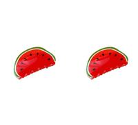 Jnchdghwa 2X Pinza para el Pelo con Forma de Fruta de SandíA, Pasadores para la MandíBula, Horquillas para el Pelo, Soporte para de Caballo, Accesorios de DecoracióN