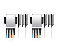 Jnchdghwa 2X Pulsera Magnética para Estilista, Alfiler, Muñequera, Soporte para Alfileres, Trenzadoras, Muñequera para Gel de Silicona, Alfiletero de Costura