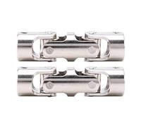 Jnchdghwa 2X RC Doble Junta Universal Articulación Cardána Coplamientos Cardán con Tornillo, 8X8mm