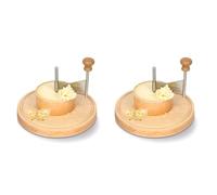 Jnchdghwa 2X Rizador de Queso y Afeitadora de Queso de Acero Inoxidable: para Queso y Chocolate de Moine, Multifuncional y A Prueba de Herrumbre