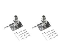 Jnchdghwa 2X Soporte de Antena VHF Marina, Soporte de Base Ajustable de Antena de Acero Inoxidable 316 para Barcos