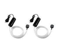 Jnchdghwa 2X Tanque de Peces USB Bomba de Aire de Oxígeno Silencioso Suministros de Ahorro de Energía Mini Terrario Acuático Portátil Accesorios para Peceras