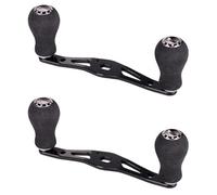 Jnchdghwa 2X Tuning Handle Rocker Drum Wheel Road Sub-Wheel Handle Water Drop Wheel Rocker Accesorios para Aparejos de Pesca (Derecha)