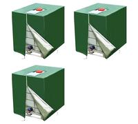 Jnchdghwa 3X 1000L Impermeable una Prueba de Polvo Cubierta del Tanque de Agua de Lluvia Cubierta de Protección UV de Tela Oxford Cubierta del Tanque de Agua del Jardín Verde