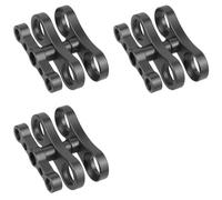 Jnchdghwa 3X Abrazadera de Clip de Mariposa para Trípode, Brazo de Rótula de 1 Pulgada, Montaje 1/4 3/8 para Cámaras, Luces de Buceo Subacuáticas, Antorcha