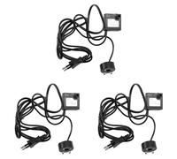 Jnchdghwa 3X De Agua Sumergibles De 3W con Bomba De Luz De 4 LED Puente De Acuario Tanque De Estanque De Peces Enchufe De La UE