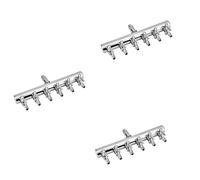 Jnchdghwa 3X Divisor de Flujo de Aire para Acuario, Válvula de Control de Aire para Pecera, Distribuidor de Oxígeno, Accesorios para Bomba de Aire para Pecera, 6 Vías