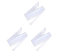 Jnchdghwa 3X Esmalte de Uñas del Sostenedor del Organizador,Portátil Universal Clear Lateral Doble E Hilo Caso de Almacenamiento para 48 Separadores Ajustables Space Saver