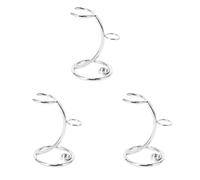 Jnchdghwa 3X Soporte Universal para Brocha de Afeitar Soporte de de Seguro de Metal Simple y Cepillo PosicióN Kit de Afeitadora Organizador para Hombres