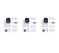 Jnchdghwa 3X Unidad TENS Recargable Heraldo de Salud Máquina de Terapia Digital Máquina EMS TENS Fisioterapia Cuerpo Masaje Cuello