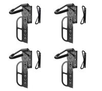 Jnchdghwa 4 Paquete de Portabicicletas Giratorio, Soporte de Pared para Garaje, Colgadores de Bicicletas para Garaje, Portabicicletas, Almacenamiento de Bicicletas, Portabicicletas Vertical