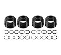 Jnchdghwa 40 Piezas Arandela de Eje de Volante de Bicicleta Espaciador de Eje de Volante 1/1,5/2 / 2,5 / 3Mm Arandela de Soporte Inferior BB para 7 8 9 10 11S Cassette