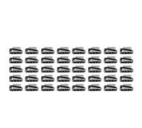 Jnchdghwa 40Pzs Negro 10 Dientes Broche Espalda de Goma Y Clip de Peluca de Leva