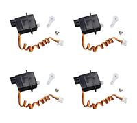 Jnchdghwa 4X 1.9G Servo de Plástico para V966 V911S V977 V930 V931 XK K110 K124 A600 A430 A800 RC Helicóptero Piezas Accesorios