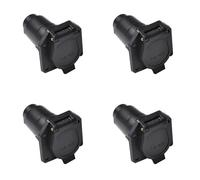 Jnchdghwa 4X Conector de Arnés de Cableado de Remolque, de Remolque de Hoja RV de 7 Pines, de Remolque Lateral de Vehículo de 7 Vías de Alta Resistencia para Remolque