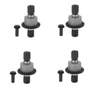 Jnchdghwa 4X Kit Ensamblado de Engranaje Diferencial para 1/8 Racing XL Flux Rovan Torland Camión Sin Escobillas RC Partes de Coche